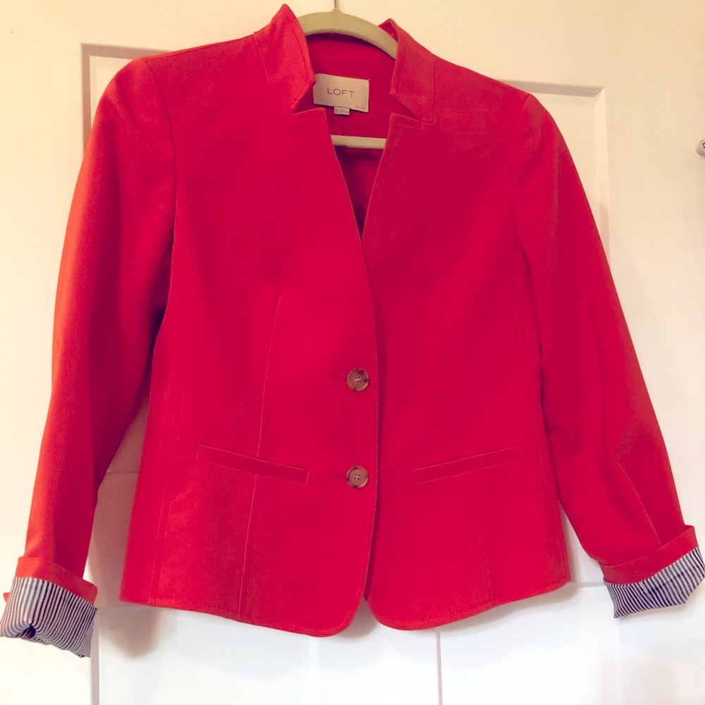 Orange Anne Loft Blazer